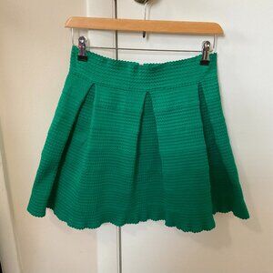 Green Pleated Skirt (from Nordstrom)